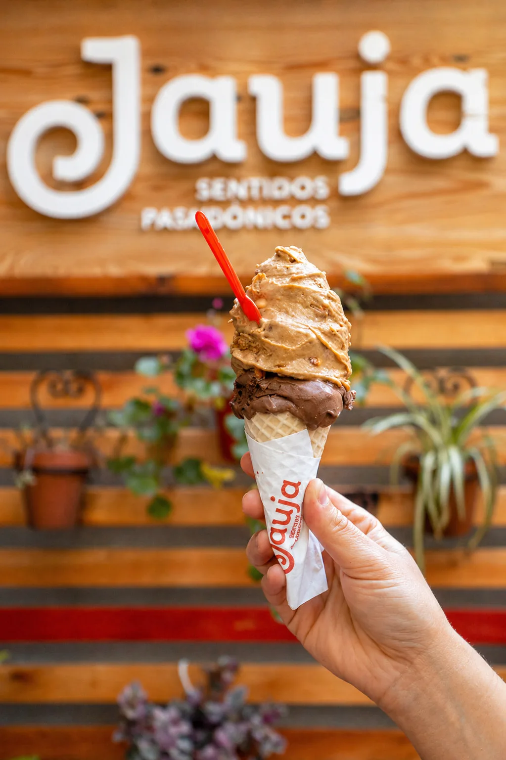 Helado de Jauja — fotografía de producto